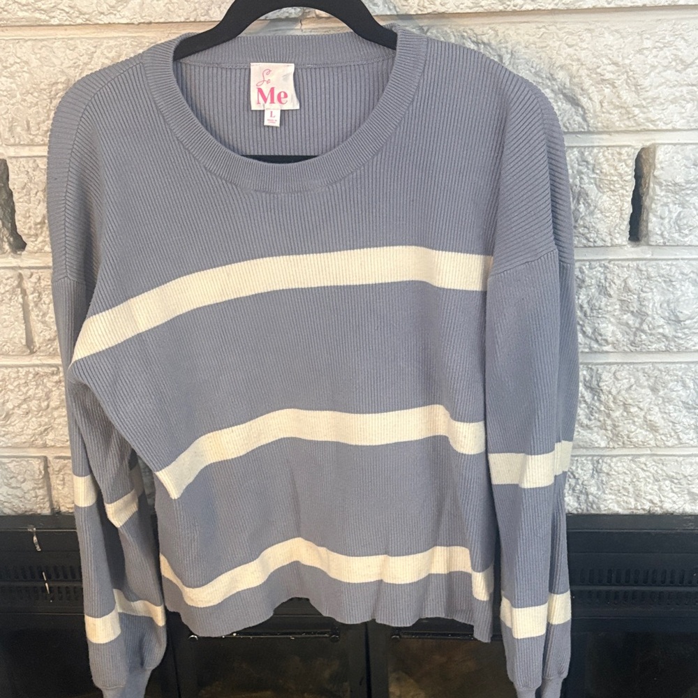 🩵So MeWomen's Striped Sweater🩵
